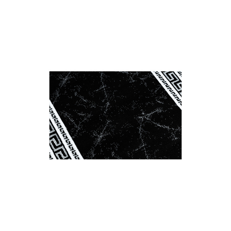 Dywan, Chodnik GLOSS nowoczesny 2813 87 stylowy, ramka, grecki czarny / szary 60x300cm Dywan, Chodnik GLOSS nowoczesny 2813 87 stylowy, ramka, grecki czarny / szary 60x300cm