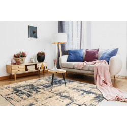 Dywan NAIN Przecierany vintage 7005/50955 beż / granat 80x150cm