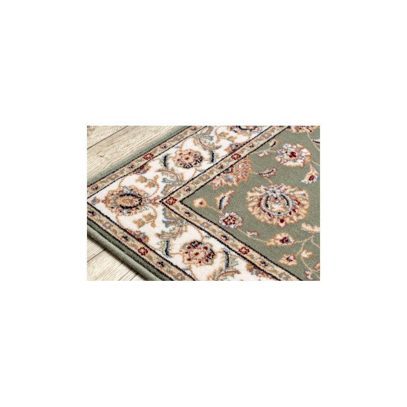 Dywan NAIN Ornament, ramka 7338/51088 zielony / beż 120x170cm