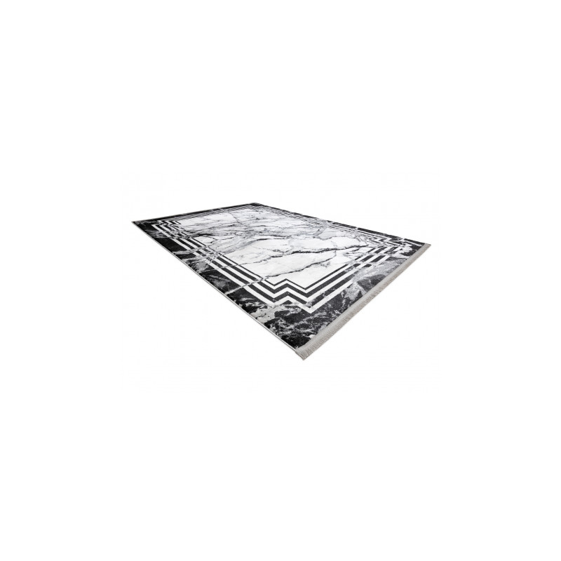 Dywan TULS nowoczesny, strukturalny, frędzle 51210 Marmur antracyt 120x170cm Dywan TULS nowoczesny, strukturalny, frędzle 51210 Marmur antracyt 120x170cm