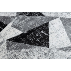 Dywan TULS nowoczesny, strukturalny, frędzle 51211 Geometryczny antracyt 280x370cm Dywan TULS nowoczesny, strukturalny, frędzle 51211 Geometryczny antracyt 280x370cm