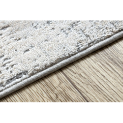 Dywan TULS nowoczesny, strukturalny, frędzle 51231 Vintage, przecierany kość słoniowa / szary 200x290cm