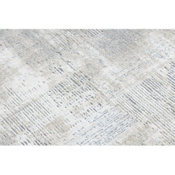 Dywan TULS nowoczesny, strukturalny, frędzle 51231 Vintage, przecierany kość słoniowa / szary 280x370cm