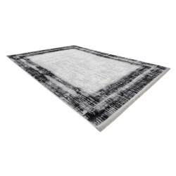 Dywan TULS nowoczesny, strukturalny, frędzle 51235 Vintage, przecierany, ramka antracyt 80x150cm