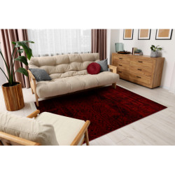 Dywan ORIENT 4722 bordo / czarny Orientalny, z frędzlami  250x350cm
