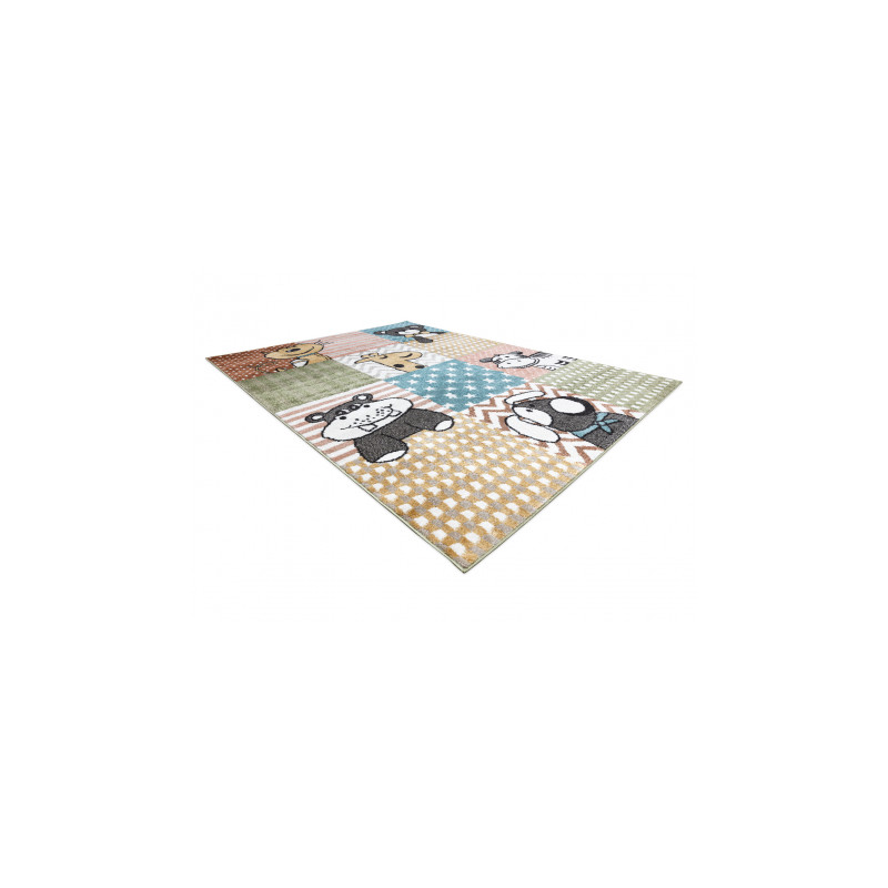 Dywan FUN Pets dla dzieci, zwierzęta multi kolorowy 140x190cm