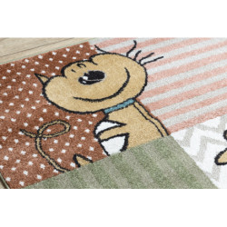 Dywan FUN Pets dla dzieci, zwierzęta multi kolorowy 140x190cm