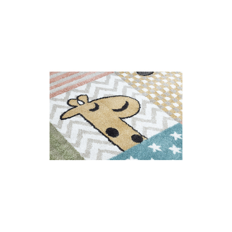 Dywan FUN Pets dla dzieci, zwierzęta multi kolorowy 140x190cm