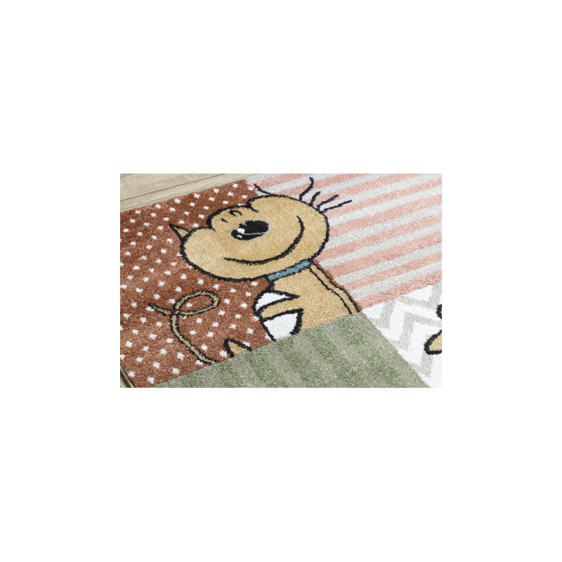 Dywan FUN Pets dla dzieci, zwierzęta multi kolorowy 280x370cm