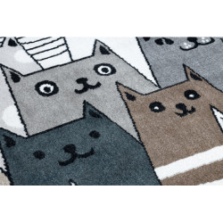 Dywan FUN Gatti dla dzieci, koty, kotki multi kolorowy 160x220cm