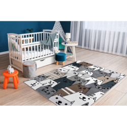 Dywan FUN Gatti dla dzieci, koty, kotki multi kolorowy 280x370cm