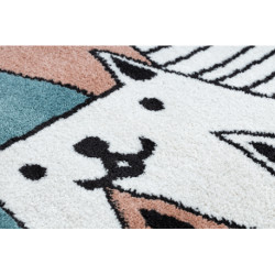 Dywan FUN Gatti dla dzieci, koty, kotki różowy 120x170cm