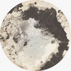 Dywan Agnella Naturals-B Moon Grafit Koło