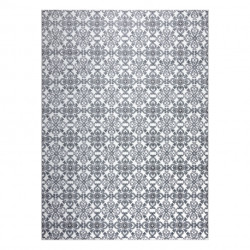 Dywan ARGENT - W4949 Kwiaty biały / szary 240x330cm