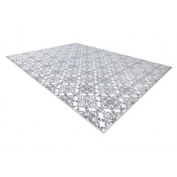 Dywan ARGENT - W4949 Kwiaty biały / szary 240x330cm Dywan ARGENT - W4949 Kwiaty biały / szary 240x330cm
