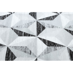 Dywan ARGENT - W6096 Trójkąty szary / czarny 133x190cm