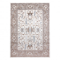Dywan ARGENT - W7039 Kwiaty beżowy / szary 133x190cm