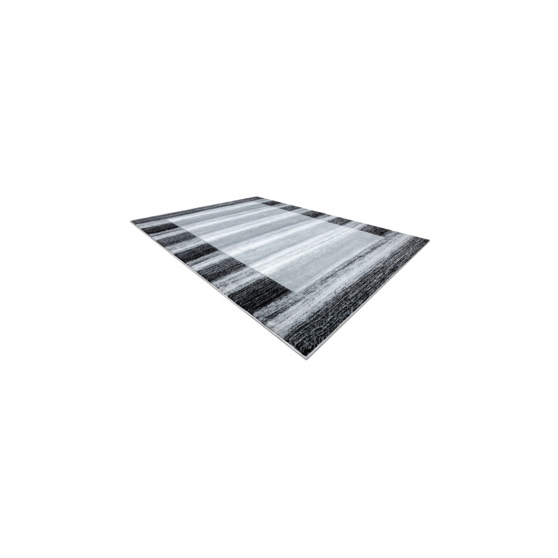 Dywan ARGENT - W9557 Ramka, vintage, linie szary 160x220cm