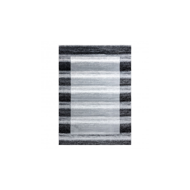 Dywan ARGENT - W9557 Ramka, vintage, linie szary 240x330cm
