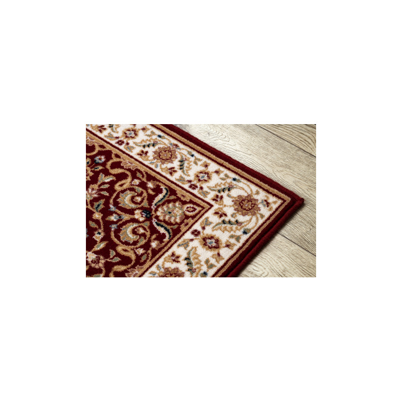 Dywan NAIN Rozeta, ramka 7176/51066 bordo 80x150cm