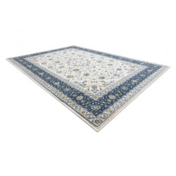 Dywan NAIN Ramka ornament 7179/51913 beż / granat 80x150cm