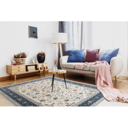 Dywan NAIN Ramka ornament 7179/51913 beż / granat 120x170cm