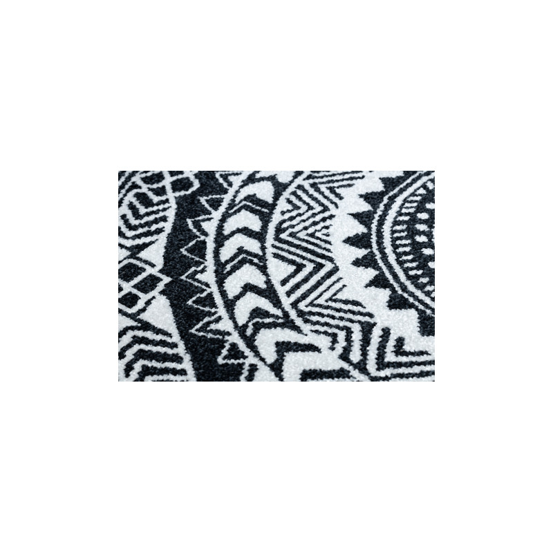 Dywan FUN Napkin serweta koło - czarny koło 120cm