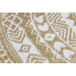 Dywan FUN Napkin serweta koło - złoty koło 100cm