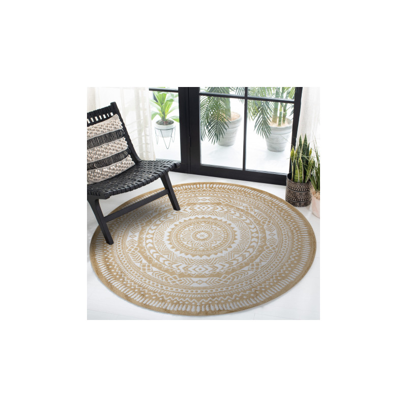 Dywan FUN Napkin serweta koło - złoty koło 120cm