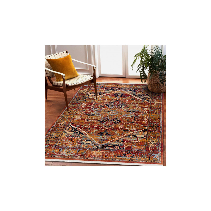 Dywan KESHAN Frędzle, Ornament orientalny 2886/53588 bordo 160x230cm Dywan KESHAN Frędzle, Ornament orientalny 2886/53588 bordo 160x230cm