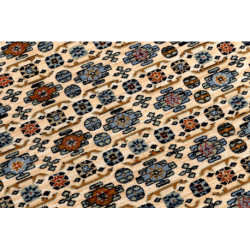 Dywan KESHAN Frędzle, Ramka orientalny 6428/53551 beż / granat 200x290cm