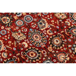Dywan KESHAN Frędzle, Ornament, ramka orientalny 7573/53577 bordo / granat 160x230cm Dywan KESHAN Frędzle, Ornament, ramka orientalny 7573/53577 bordo / granat 160x230cm