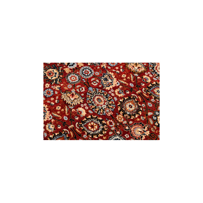 Dywan KESHAN Frędzle, Ornament, ramka orientalny 7573/53577 bordo / granat 160x230cm Dywan KESHAN Frędzle, Ornament, ramka orientalny 7573/53577 bordo / granat 160x230cm