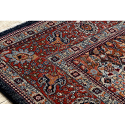 Dywan KESHAN Frędzle, Ornament, ramka orientalny 7576/53511 terakota 120x145cm Dywan KESHAN Frędzle, Ornament, ramka orientalny 7576/53511 terakota 120x145cm