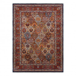 Dywan KESHAN Frędzle, Ornament, ramka orientalny 7576/53511 terakota 250x340cm