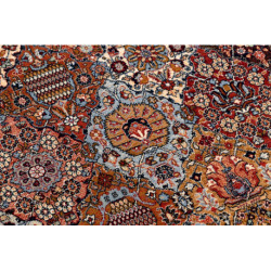 Dywan KESHAN Frędzle, Ornament, ramka orientalny 7576/53511 terakota 250x340cm Dywan KESHAN Frędzle, Ornament, ramka orientalny 7576/53511 terakota 250x340cm