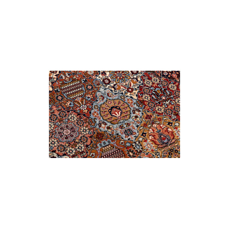 Dywan KESHAN Frędzle, Ornament, ramka orientalny 7576/53511 terakota 250x340cm Dywan KESHAN Frędzle, Ornament, ramka orientalny 7576/53511 terakota 250x340cm