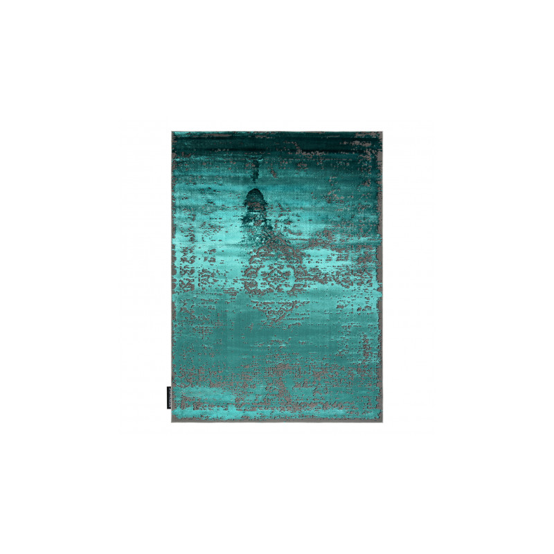 Dywan DE LUXE nowoczesny 2083 Ornament vintage przecierany - Strukturalny zielony / szary 160x220cm Dywan DE LUXE nowoczesny 2083 Ornament vintage przecierany - Strukturalny zielony / szary 160x220cm