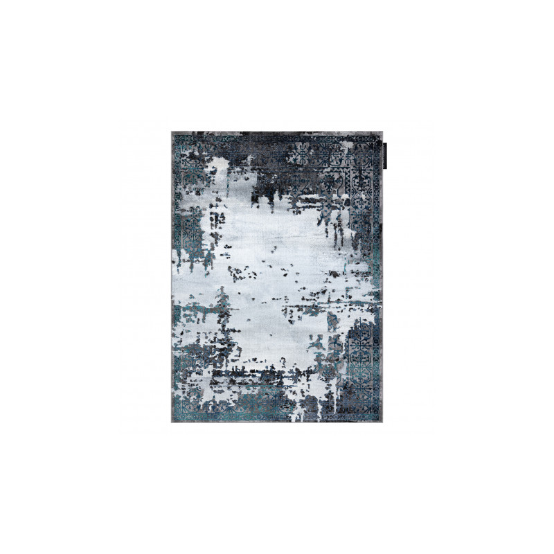 Dywan DE LUXE nowoczesny 2078 Ornament vintage przecierany - Strukturalny szary 160x220cm