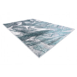 Dywan DE LUXE nowoczesny 621 Sieć, siatka - Strukturalny szary / zielony 140x190cm Dywan DE LUXE nowoczesny 621 Sieć, siatka - Strukturalny szary / zielony 140x190cm