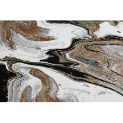 Dywan DE LUXE nowoczesny 622 Abstrakcja - Strukturalny krem / złoty 240x340cm Dywan DE LUXE nowoczesny 622 Abstrakcja - Strukturalny krem / złoty 240x340cm