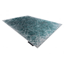 Dywan DE LUXE nowoczesny 626 Geometryczny, romby - Strukturalny szary / zielony 200x290cm Dywan DE LUXE nowoczesny 626 Geometryczny, romby - Strukturalny szary / zielony 200x290cm