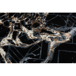 Dywan DE LUXE nowoczesny 629 Abstrakcja - Strukturalny szary / złoty 240x340cm Dywan DE LUXE nowoczesny 629 Abstrakcja - Strukturalny szary / złoty 240x340cm