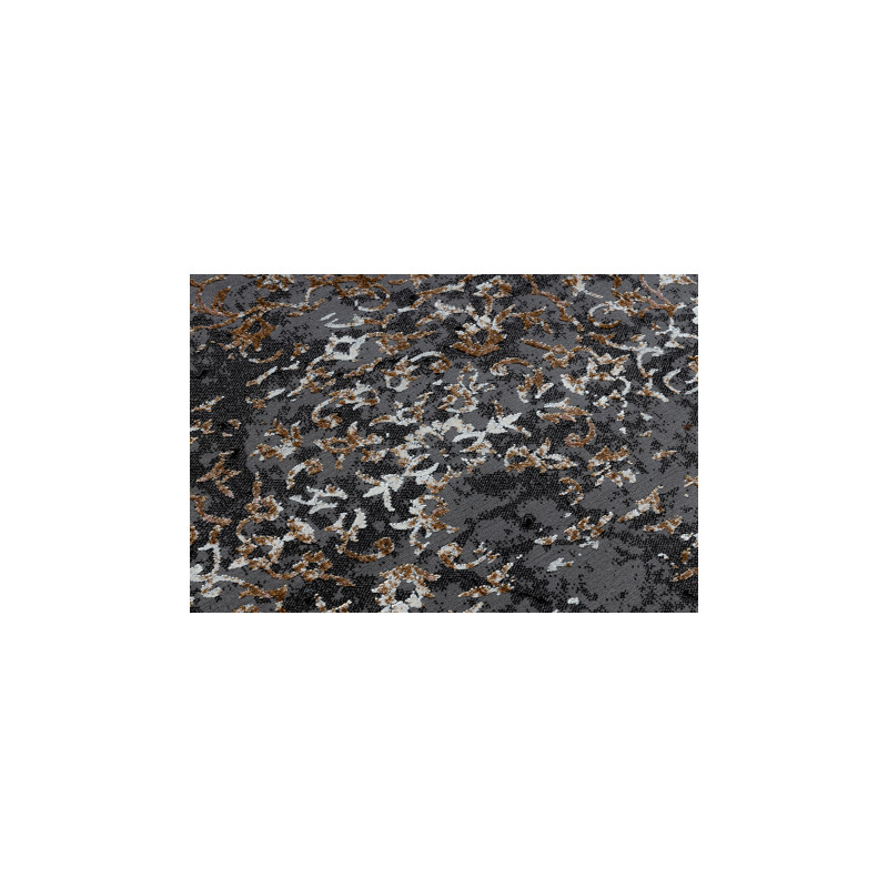 Dywan DE LUXE nowoczesny 2080 Ornament vintage przecierany - Strukturalny szary 120x170cm