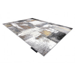 Dywan DE LUXE nowoczesny 633 Abstrakcja - Strukturalny krem / złoty 240x340cm Dywan DE LUXE nowoczesny 633 Abstrakcja - Strukturalny krem / złoty 240x340cm
