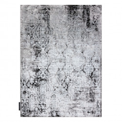 Dywan DE LUXE nowoczesny 2081 Ornament vintage przecierany - Strukturalny krem / szary 120x170cm
