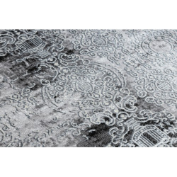 Dywan DE LUXE nowoczesny 2081 Ornament vintage przecierany - Strukturalny krem / szary 140x190cm