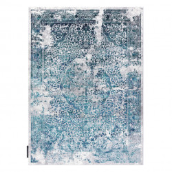 Dywan DE LUXE nowoczesny 2082 Ornament vintage przecierany - Strukturalny krem / szary 240x340cm