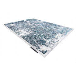 Dywan DE LUXE nowoczesny 2082 Ornament vintage przecierany - Strukturalny krem / szary 240x340cm
