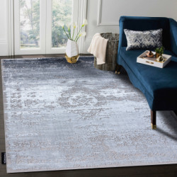Dywan DE LUXE nowoczesny 2083 Ornament vintage przecierany - Strukturalny szary 140x190cm Dywan DE LUXE nowoczesny 2083 Ornament vintage przecierany - Strukturalny szary 140x190cm